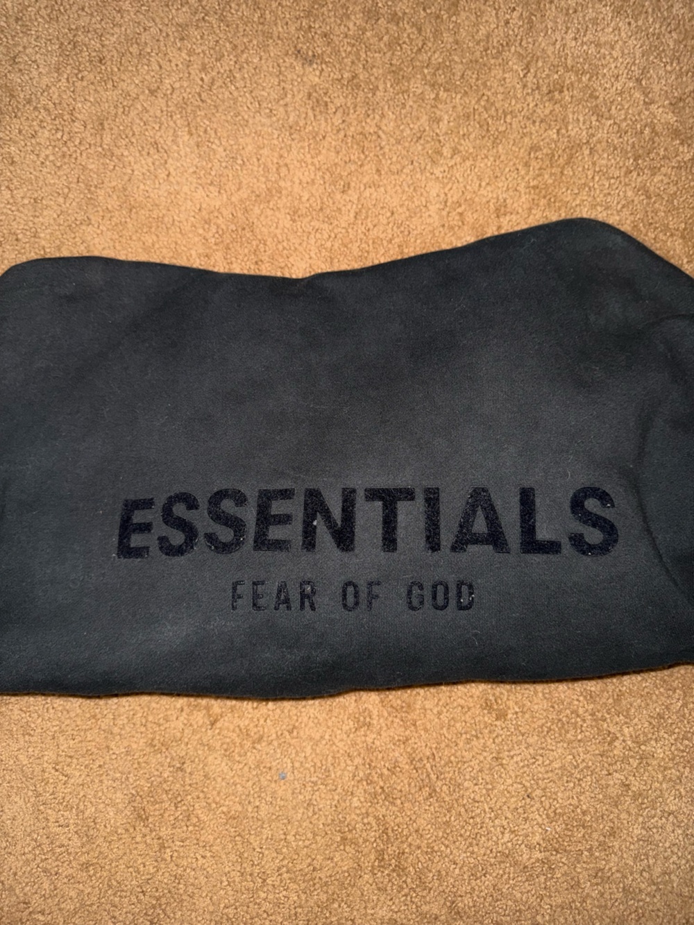 Essentials Black Hoodie Sweatshirt